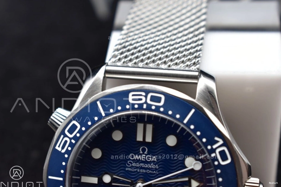 anniversary James on VSF 60th 42mm Bond Mesh Edition A Best Stylish 300M Seamaster Bracelet 1065 0808